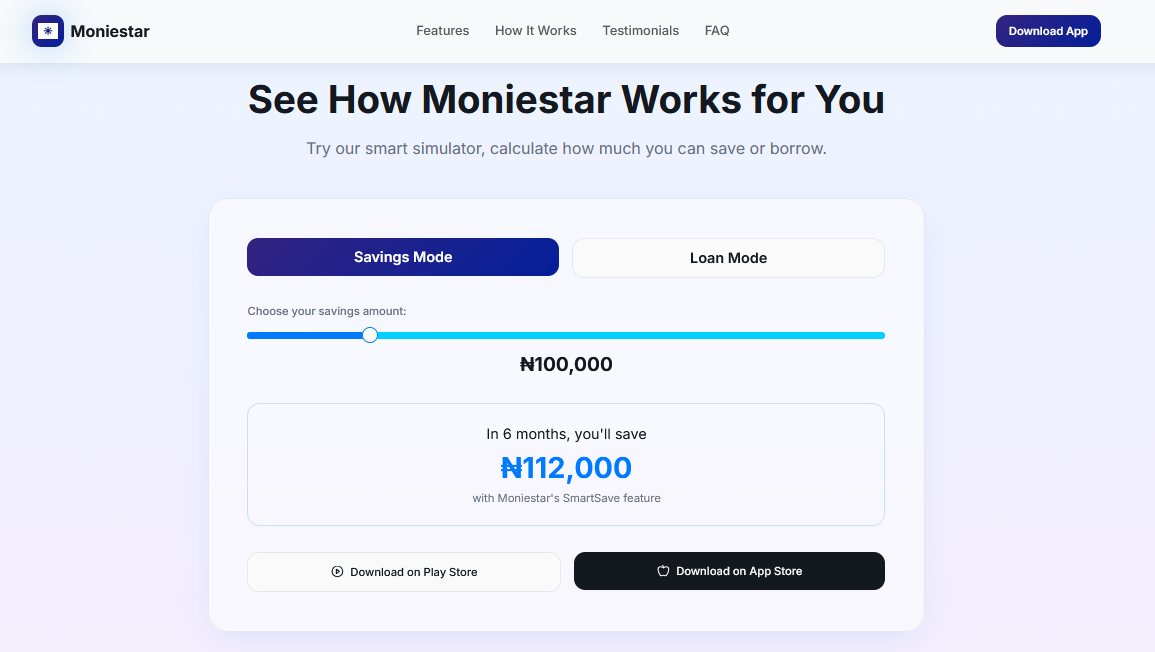 Loan & Savings Simulator
